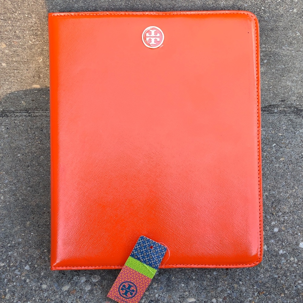 Tory Burch Vibrant Orange Tablet Cover
